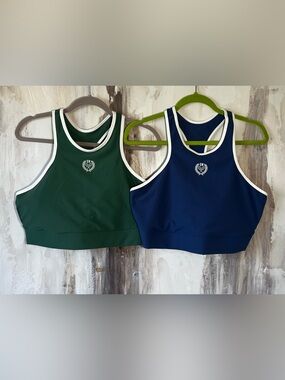 Set of 2 Old Navy Women’s Racerback Cropped Sports Bras size XL